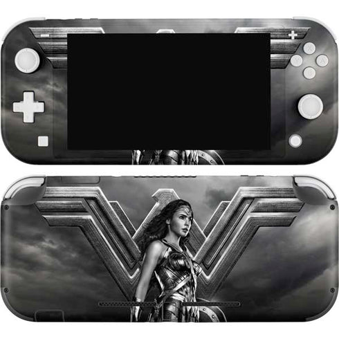 The Justice League (2017) Wonder Woman Poster Nintendo Switch Lite Skin